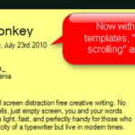 WriteMonkey Impresionante editor de texto a pantalla completa
