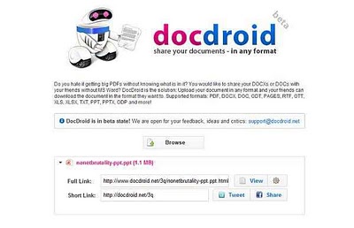 docdroid - sitio web para subir archivos .doc, txt, pdf