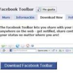 Facebook toolbar
