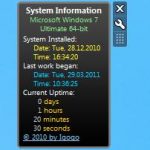 Obtener información de tu sistema con System Uptime Full [Windows vista, 7]