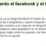 Humor: Guardar Facebook y Twitter en un Diskete