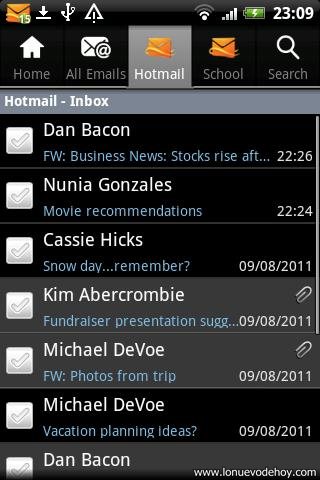 Hotmail para Android