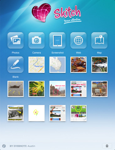 Descargar Skitch para iPad gratis