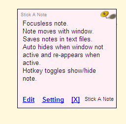 Stick A Note