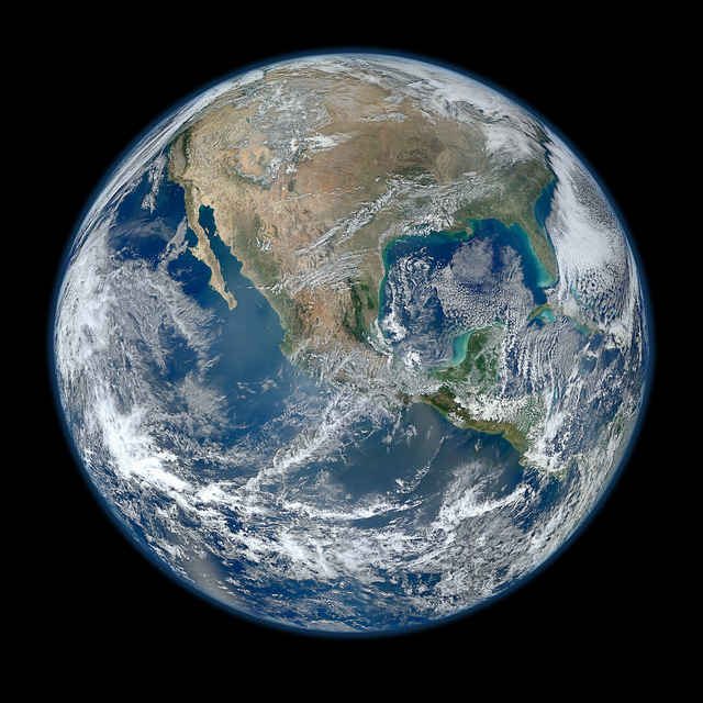  la Tierra desde el espacio