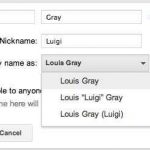 Apodos en Google plus