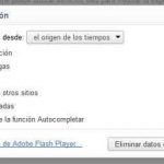 Cómo borrar los datos de navegación en Chrome