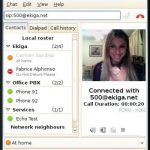 Hacer Videoconferencias gratis con  Ekiga 
