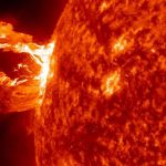 Asombrosa llamarada solar