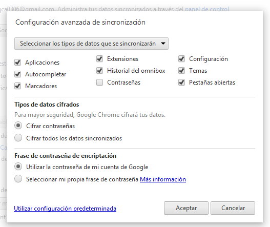 sincronizar pestañas en Chrome sincronizar pestañas en Chrome