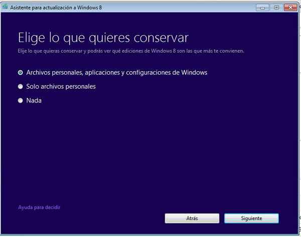instalacion de windows 8