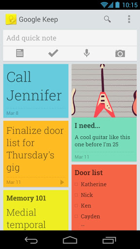 google keep android