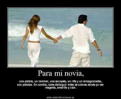 desmotivacion para mi novia