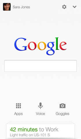 google now iphone