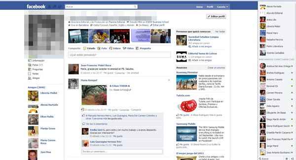 perfil en facebook