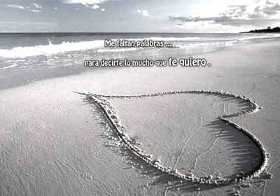un corazon en la playa imagen para etiquetar