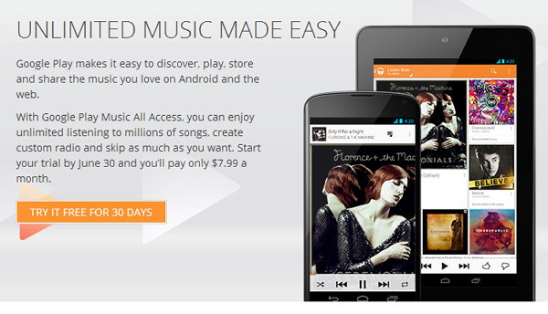 Google play music all access