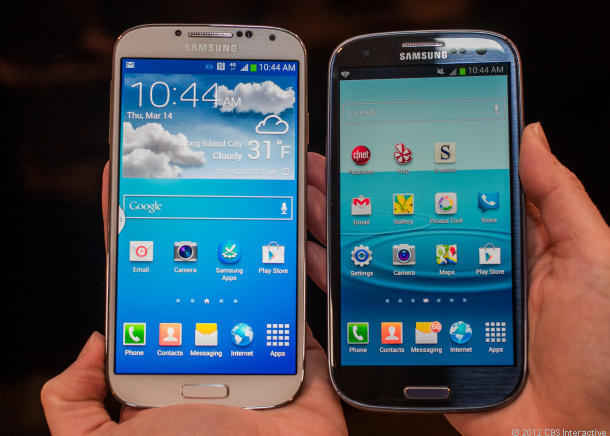 Samsung s3 vs Samsung s4