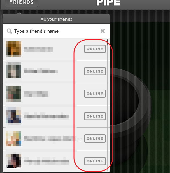 ver a los que estan conectado a fb