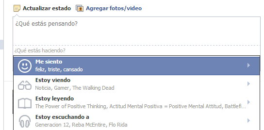 emoticones en facebook