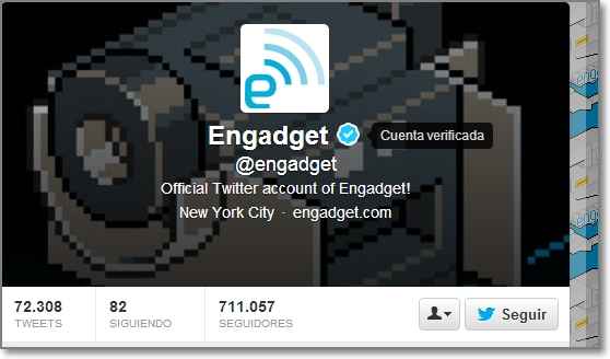 cuenta verificada en twitter