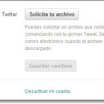 Desactivar Twitter