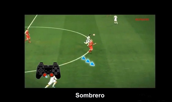 Truco para hacer el sombrero en PES 2014