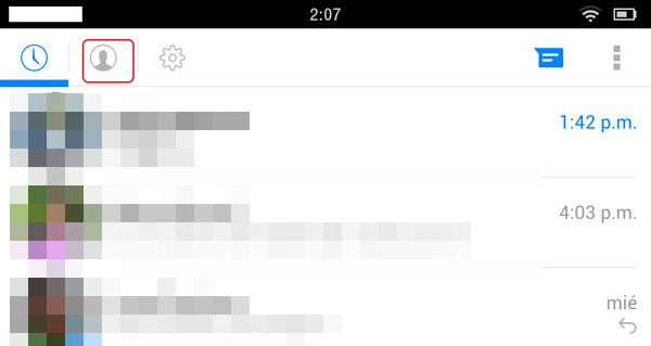 Ver a los que estan conectados en el Messenger