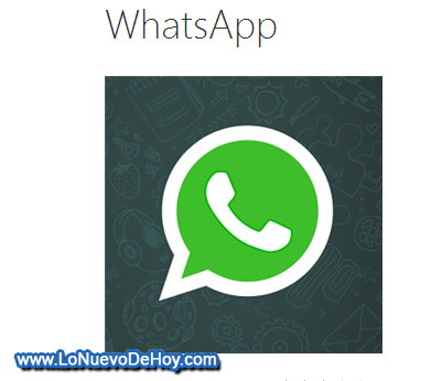 WhatsApp Messenger para Nokia Lumia