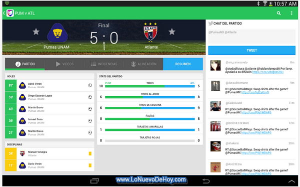 Brasil 2014 desde mi smartphone Android