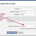 ¿Por qué ya no puedo cambiar mi nombre en Facebook?