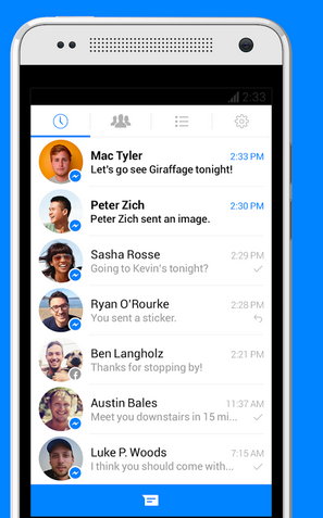 Recuperar conversaiones de messenger