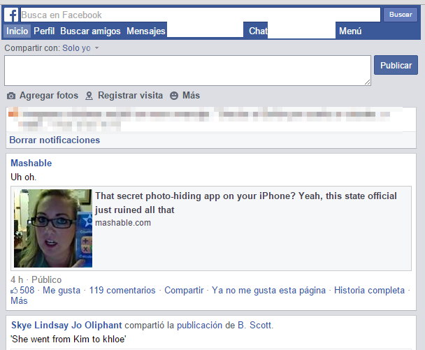 Facebook lite imagen
