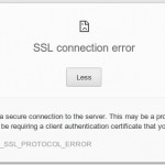 error ssl chrome Android