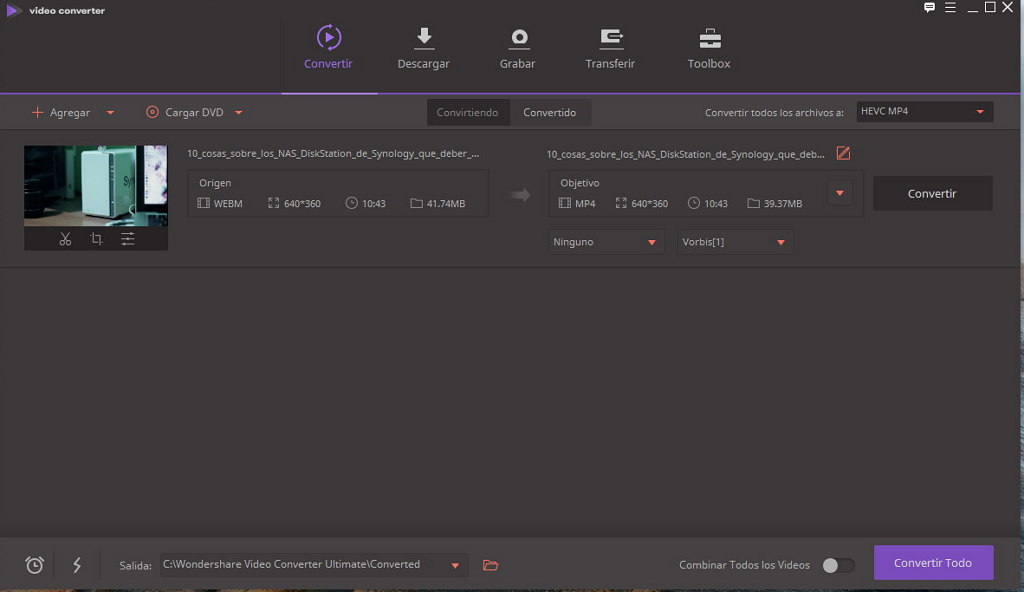 convertir videos en windows 10 de manera facil