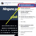 Guardar publicaciones en facebook