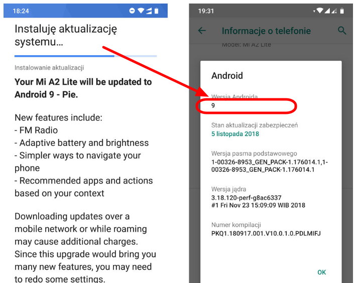 actualizar tu Xiaomi Mi A2 Lite a Android 9