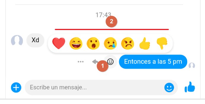 Reacciones en messenger tutorial